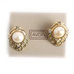 Kenneth Jay Lane Pearl & Crystal earrings