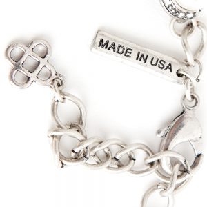 Oscar de la Renta silver pearled necklace - Image 3