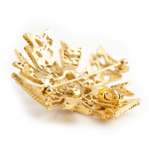 Vintage Kenneth Jay Lane Maltese Crown brooch - Image 3