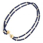Kenneth Jay Lane Capricorn Dark Blue necklace