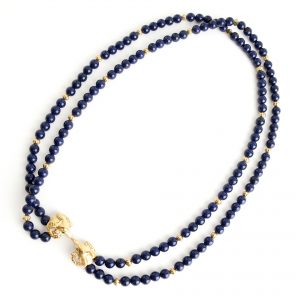 Kenneth Jay Lane Capricorn Dark Blue necklace