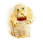 Kenneth Jay Lane Dog brooch