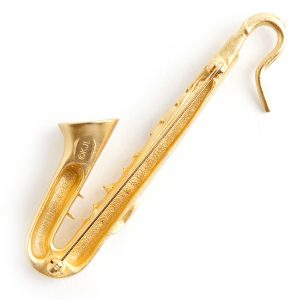 Kenneth Jay Lane Clarinet brooch - Image 2