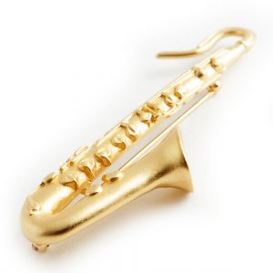 Kenneth Jay Lane Clarinet brooch - Image 3
