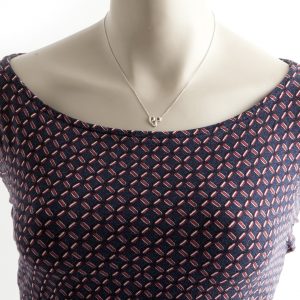 Tiffany & Co. Pendant Necklace Open Heart Silver 925 - Image 5