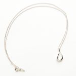 Tiffany & Co. Pendant Necklace Open tear Silver 925