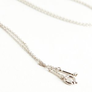 Tiffany & Co. Pendant Necklace Open tear Silver 925 - Image 3