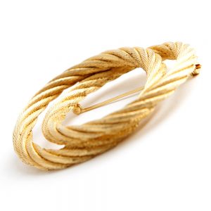 Christian Dior 2 Round brooch - Image 7