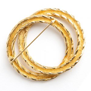 Christian Dior 2 Round brooch - Image 8