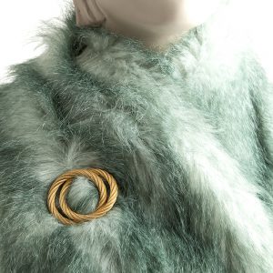 Christian Dior 2 Round brooch - Image 9