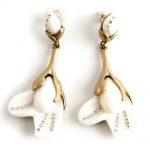 Kenneth Jay Lane Milk earrings