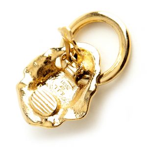 Kenneth Jay Lane Lion clip earrings - Image 3