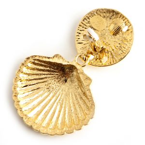 Kenneth Jay Lane Shell earrings - Image 3