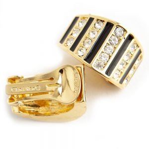 Christian Dior Erté earrings - Image 3