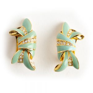 Kenneth Jay Lane bow earrings