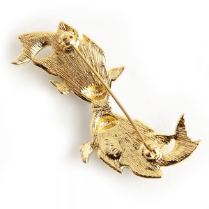 Kenneth Jay Lane Carper brooch - Image 3