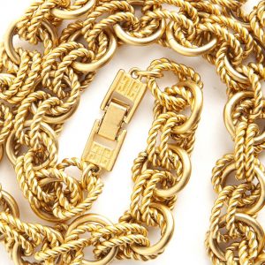 Givenchy double round link necklace - Image 4