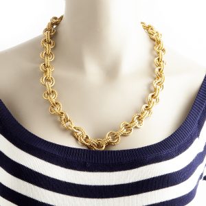 Givenchy double round link necklace - Image 3
