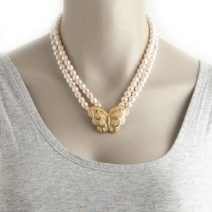 Kenneth Jay Lane Butterfly necklace - Image 5