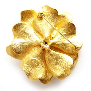 Kenneth Jay Lane Flower brooch - Image 3