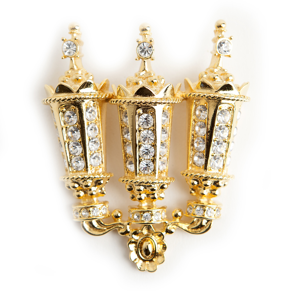 IMG_0317 Kenneth Jay Lane Paris Lantern brooch - Image 1