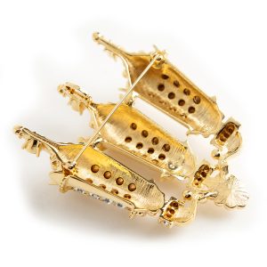 Kenneth Jay Lane Paris Lantern brooch - Image 3
