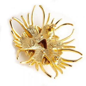 Kenneth Jay Lane Flower brooch - Image 3
