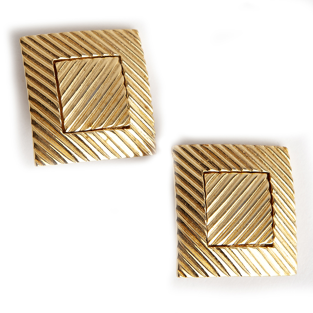 IMG_8793 Givenchy Square earrings - Image 1