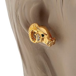 Kenneth Jay Lane Ram earrings - Image 4