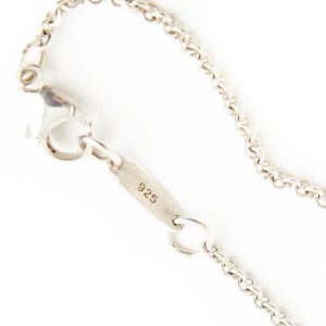 Tiffany & Co. Oval ring Necklace Silver 925 - Image 3