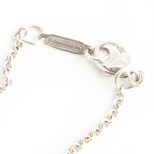 Tiffany & Co. Oval ring Necklace Silver 925 - Image 4