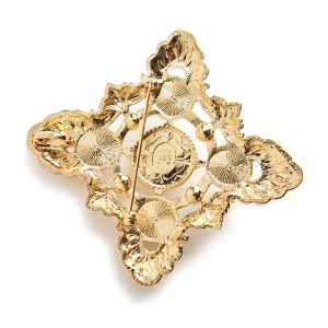 Kenneth Jay Lane Maltese pearl brooch - Image 3