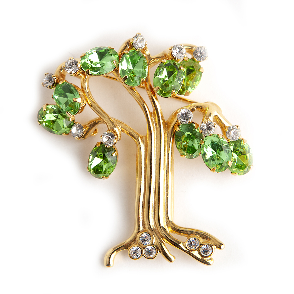 IMG_9074 Vintage Kenneth Jay Lane Tree of Life brooch - Image 1