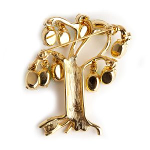 Vintage Kenneth Jay Lane Tree of Life brooch - Image 4