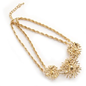 Kenneth Jay Lane Flower necklace - Image 3