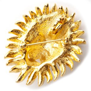 Kenneth Jay Lane Lion brooch - Image 3