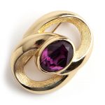 Christian Dior Amethyst brooch