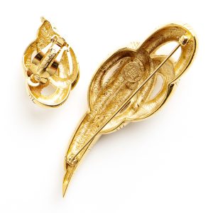 Givenchy Brooch + Earclips set - Image 2