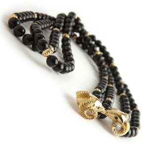 Kenneth Jay Lane Capricorn Black necklace - Image 2