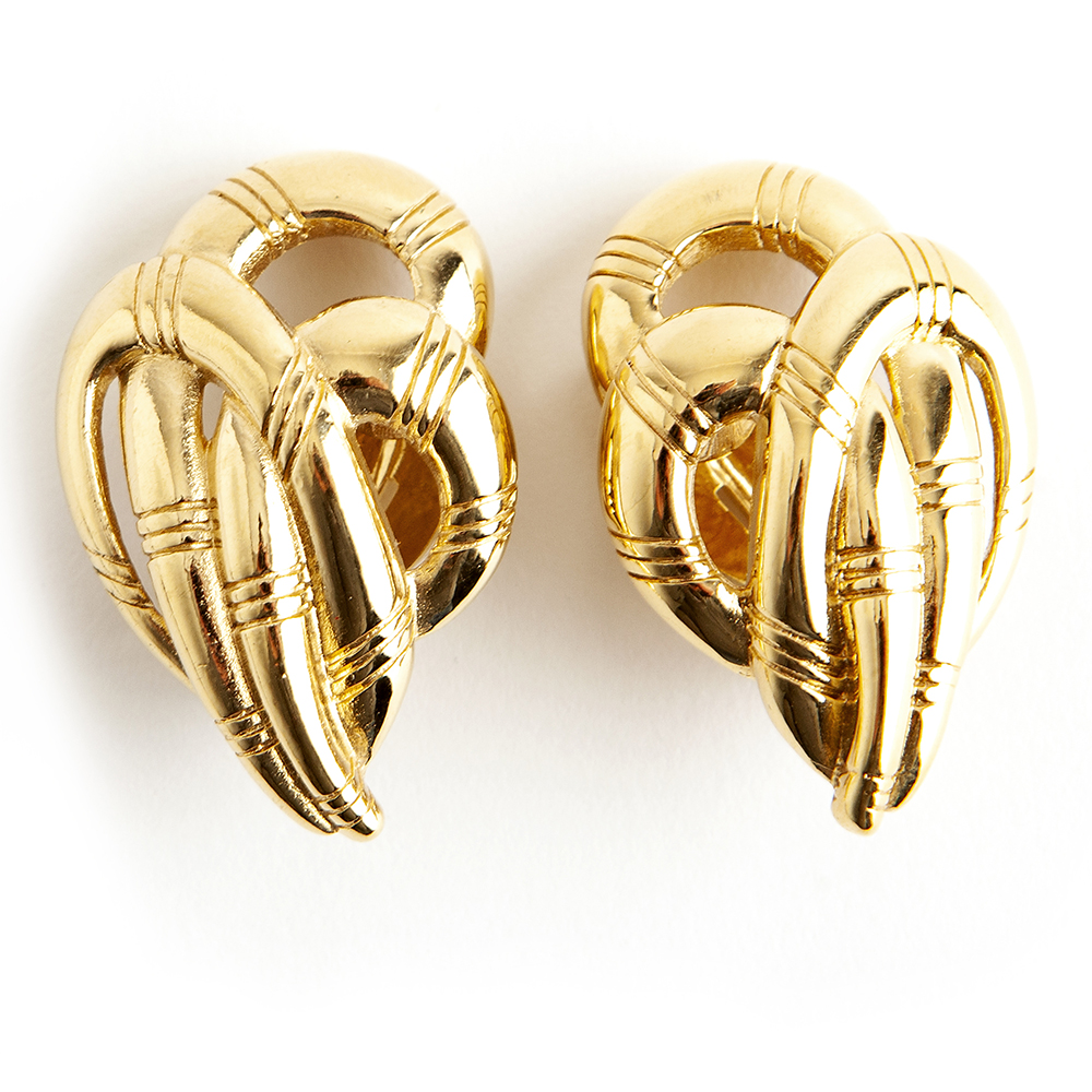IMG_1572 Givenchy Knot earclips - Image 1