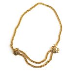 Chanel Quilted Belt necklace