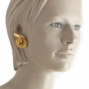 Christian Dior Curly earclips - Image 4