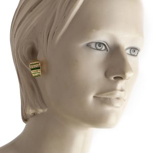 Chr. Dior Emerald clip on earring - Image 4