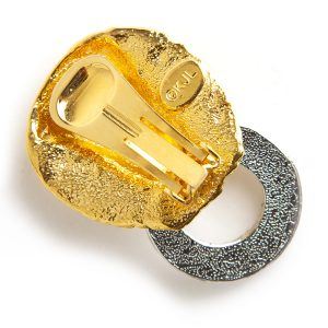 Kenneth Jay Lane Lion earrings - Image 4