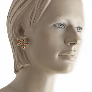 Kenneth Jay Lane Seastar Multi earrings - Image 4