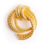 Christian Dior knot design brooch