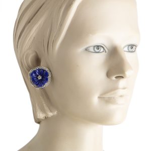Kenneth Jay Lane Flowery earrings - Image 4