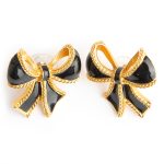 Kenneth Jay Lane Bow earrings