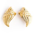 Kenneth Jay Lane Seashell Clip earrings