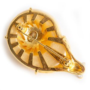 Kenneth Jay Lane snail brooch - Image 3